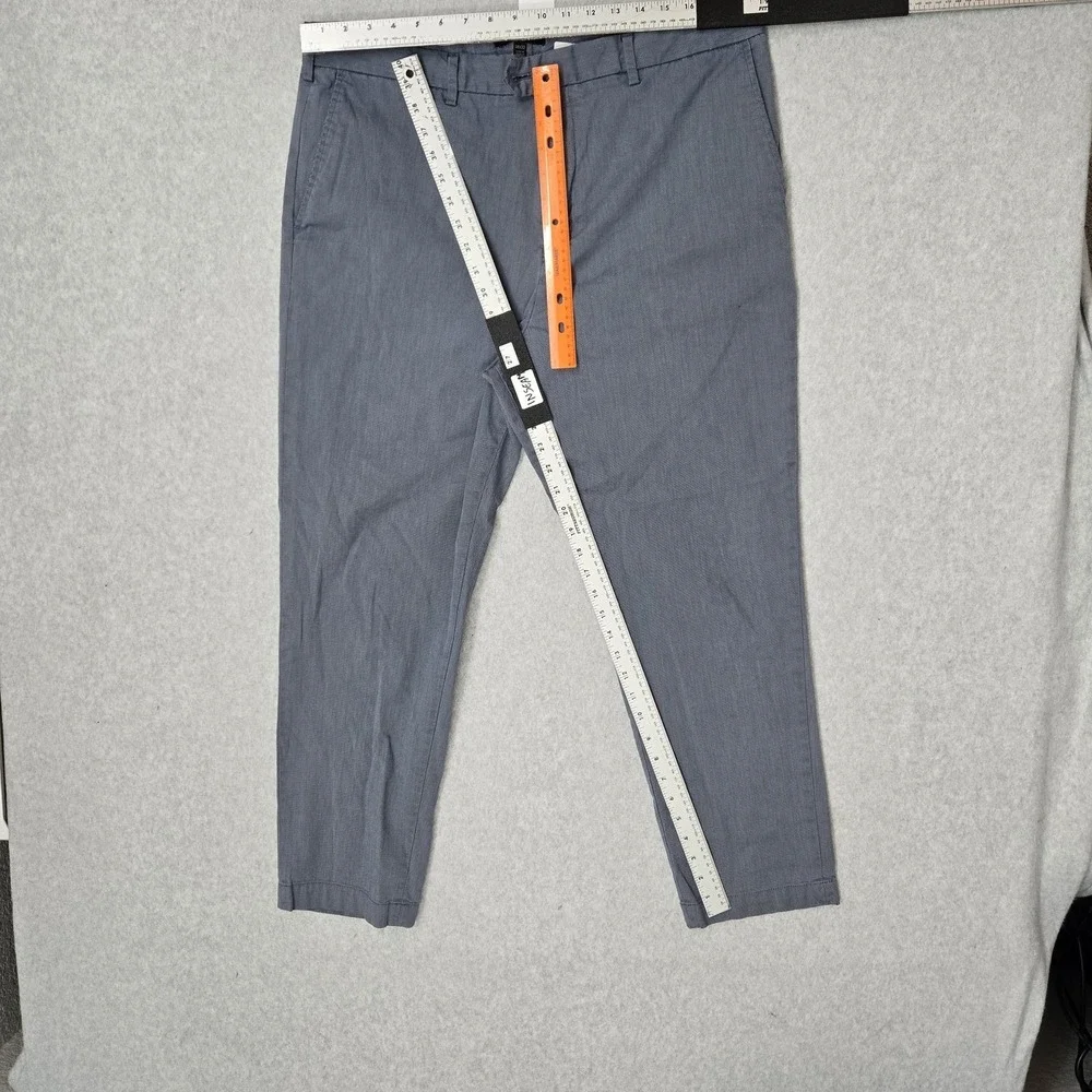 Banana Republic Men‎ Pants 38X32 Gray Chino Slim-Tapered Fit Slim